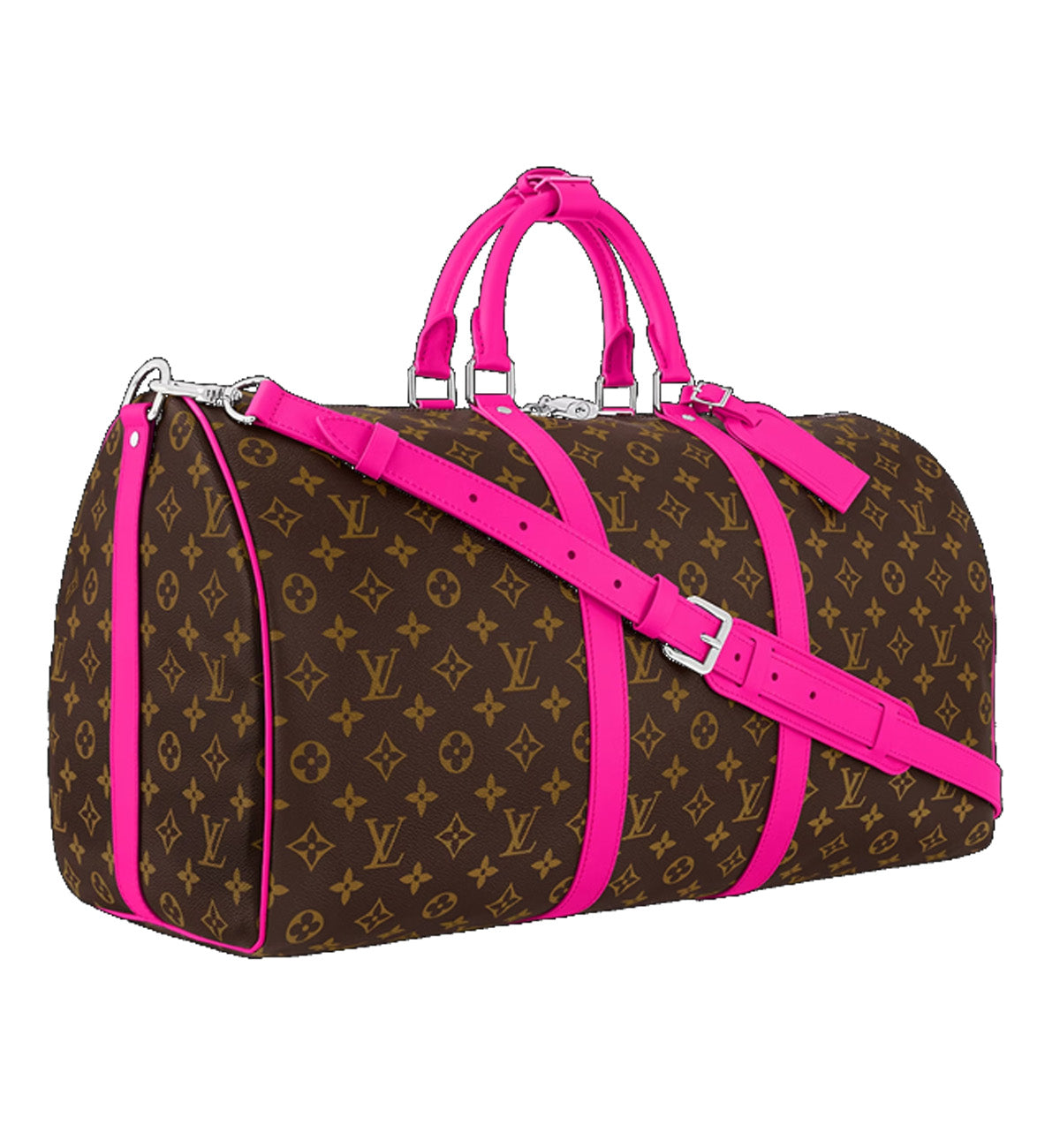 Louis Vuitton Keepall Bandouliere 50 (Fuchsia)