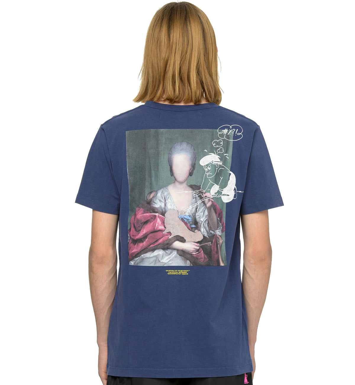 Off-White Mariana De Silva SS Slim T-Shirt (Blue)