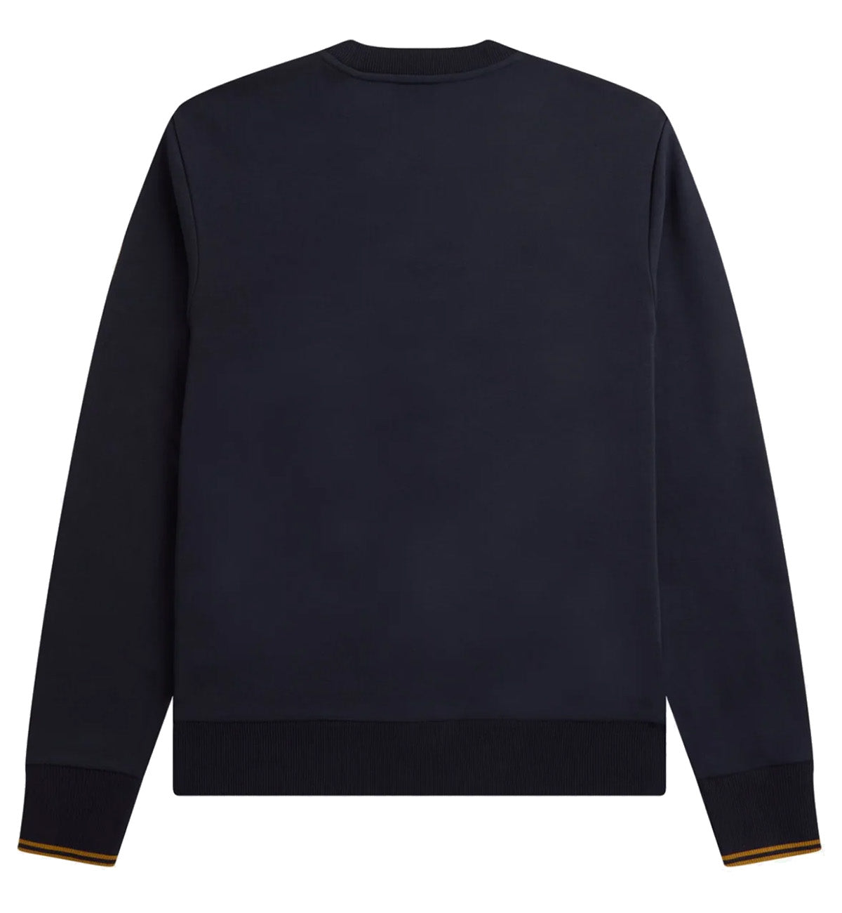 Fred Perry Crew Neck Sweatshirt (Navy Dark Caramel)