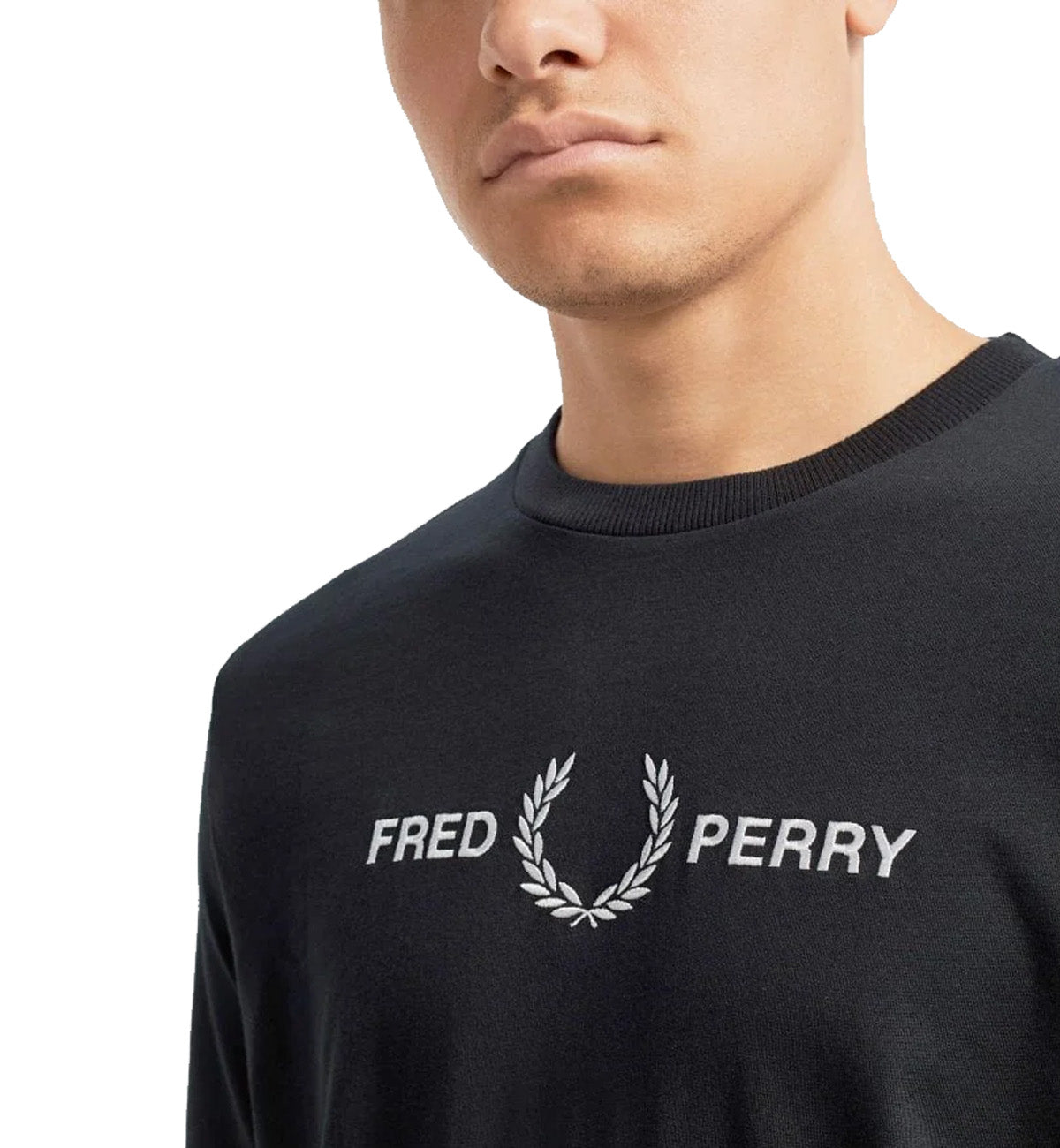 Fred Perry Signature Logo T-Shirt (Black)
