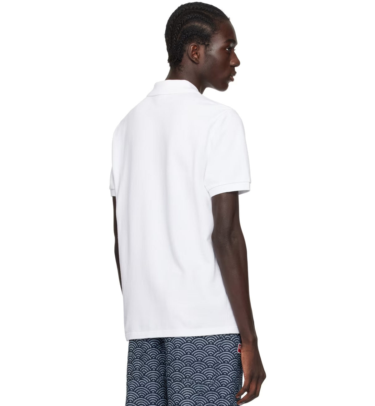 Kenzo Boke Flower Chest Polo T-Shirt (White)