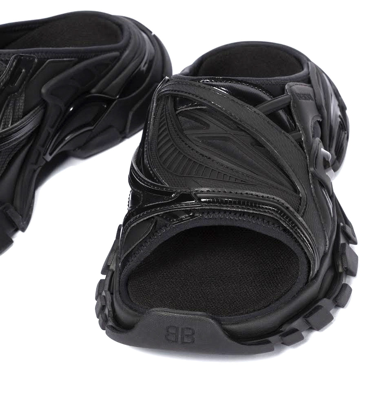 Balenciaga Track Sandals (Black)