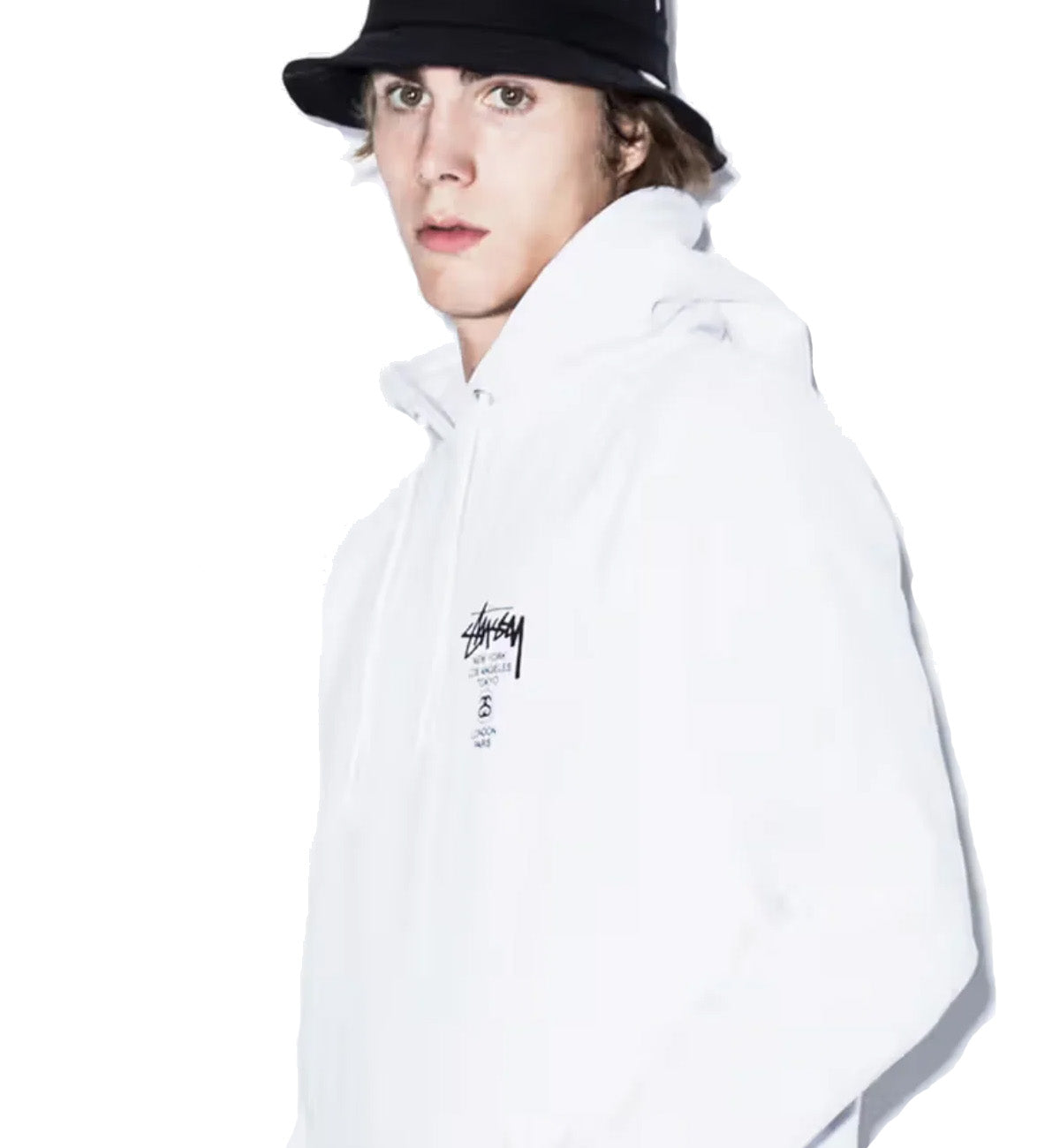 Stussy World Tour Hoodie (White)