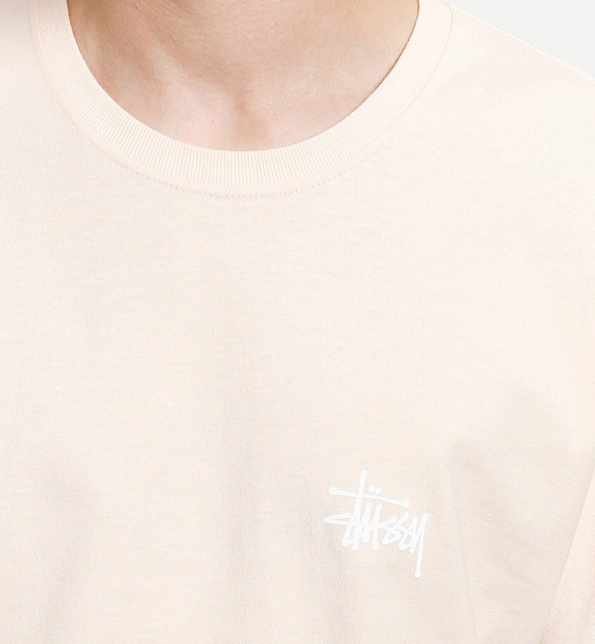 Stussy Basic Tee (Pale Pink)