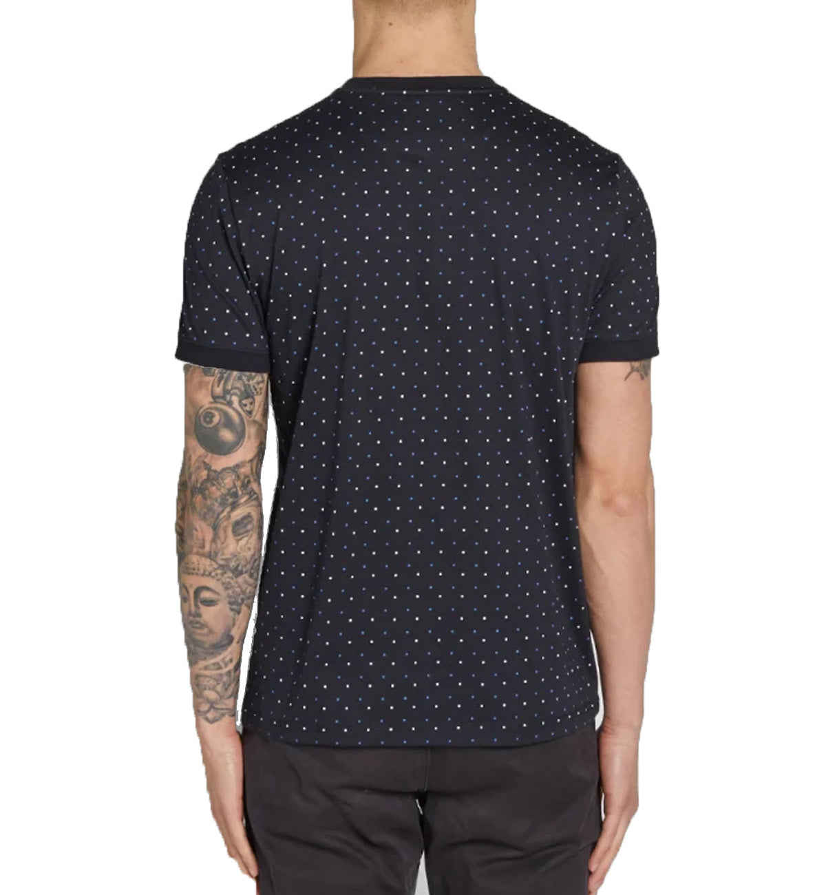 Fred Perry Dot T-Shirt (Navy Blue)