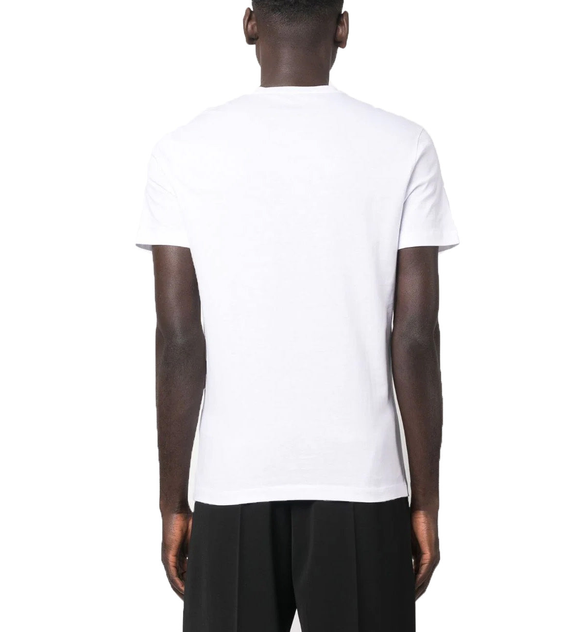 Versace Printed Medusa Head Logo Tee (White)