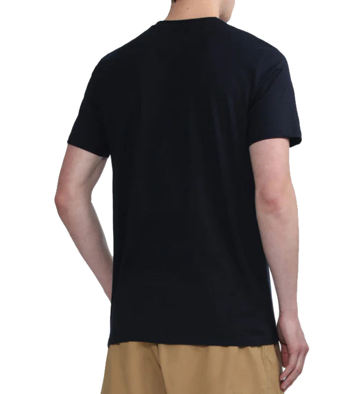 Fred Perry Laurel Orange Wreath T-Shirt (Black)