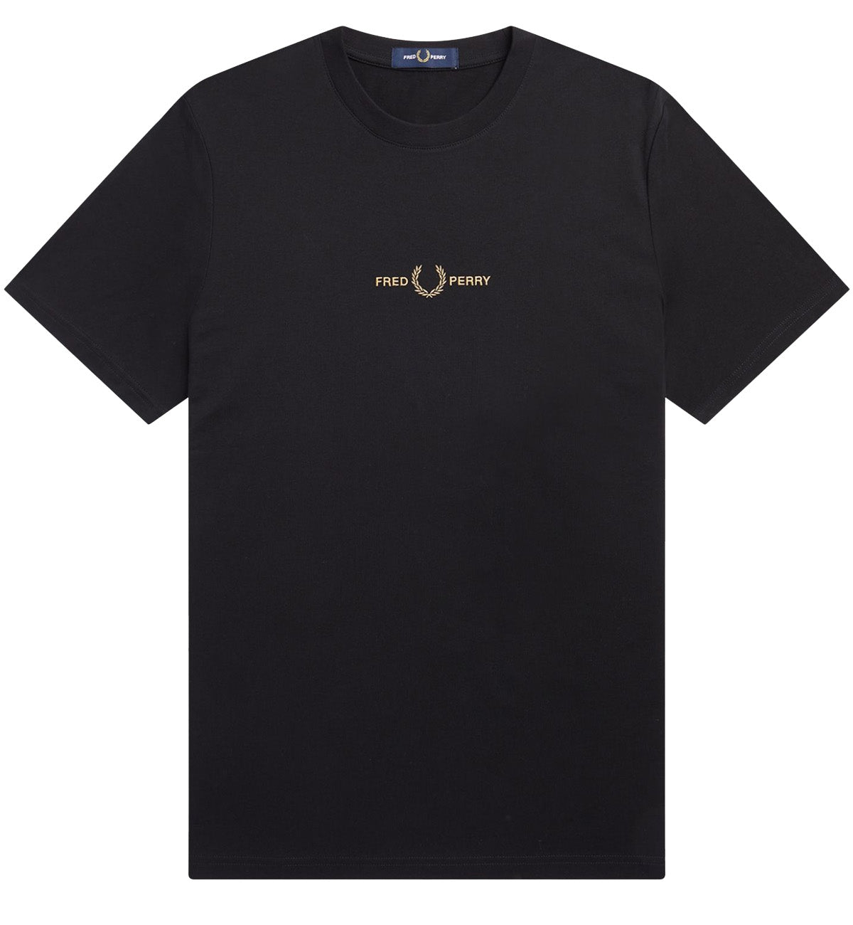 Fred Perry Small Logo Black T-Shirt 2023 (Black)
