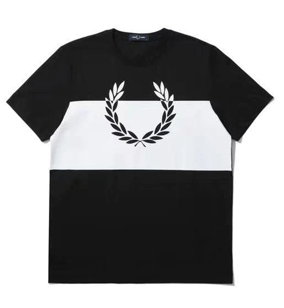 Fred Perry Printed Laurel Wreath T-Shirt (Black)