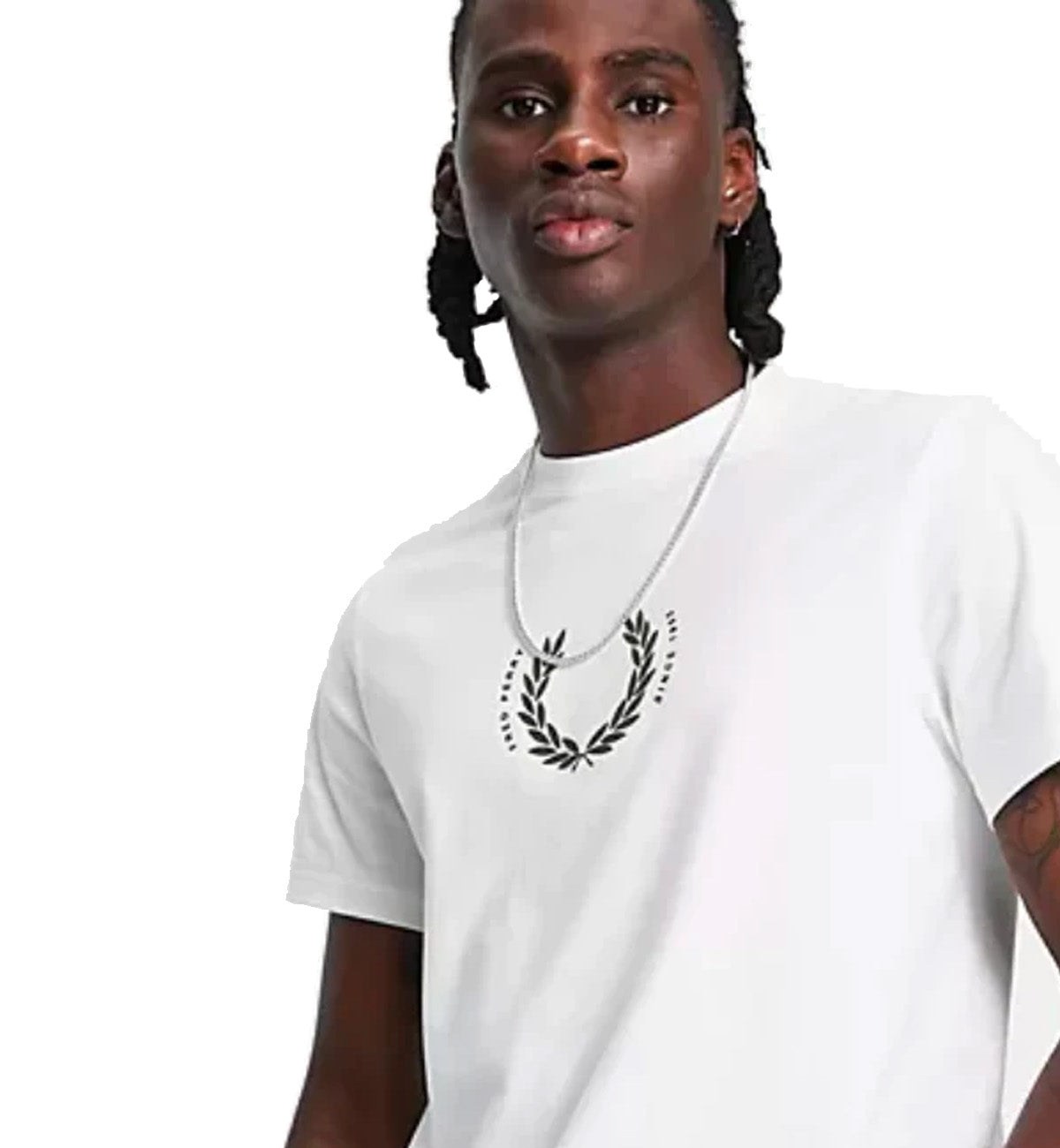 Fred Perry Laurel Wreath T-Shirt (White)