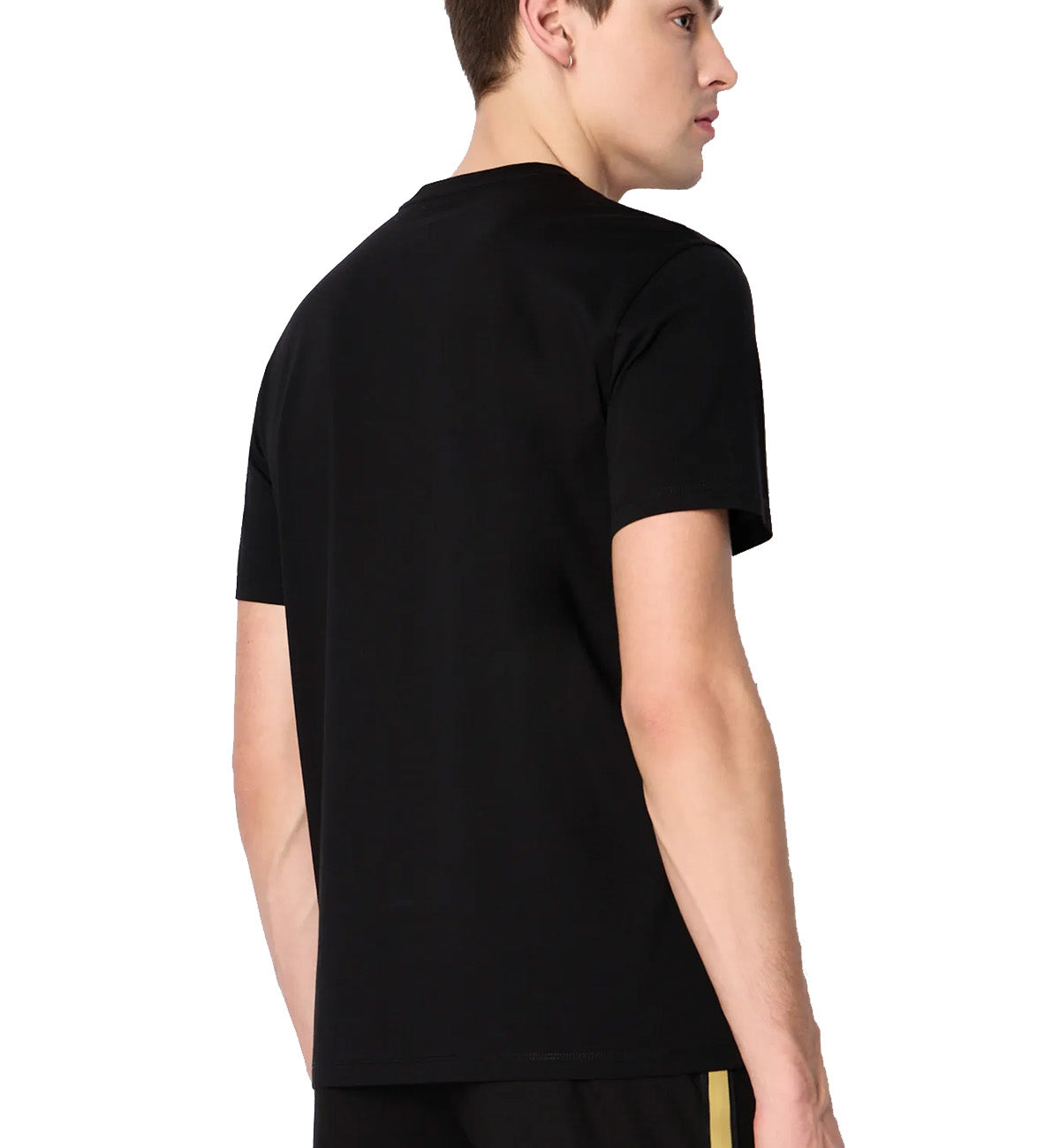 Armani Exchange Regular Fit Box Logo Tee (Black/Gold)