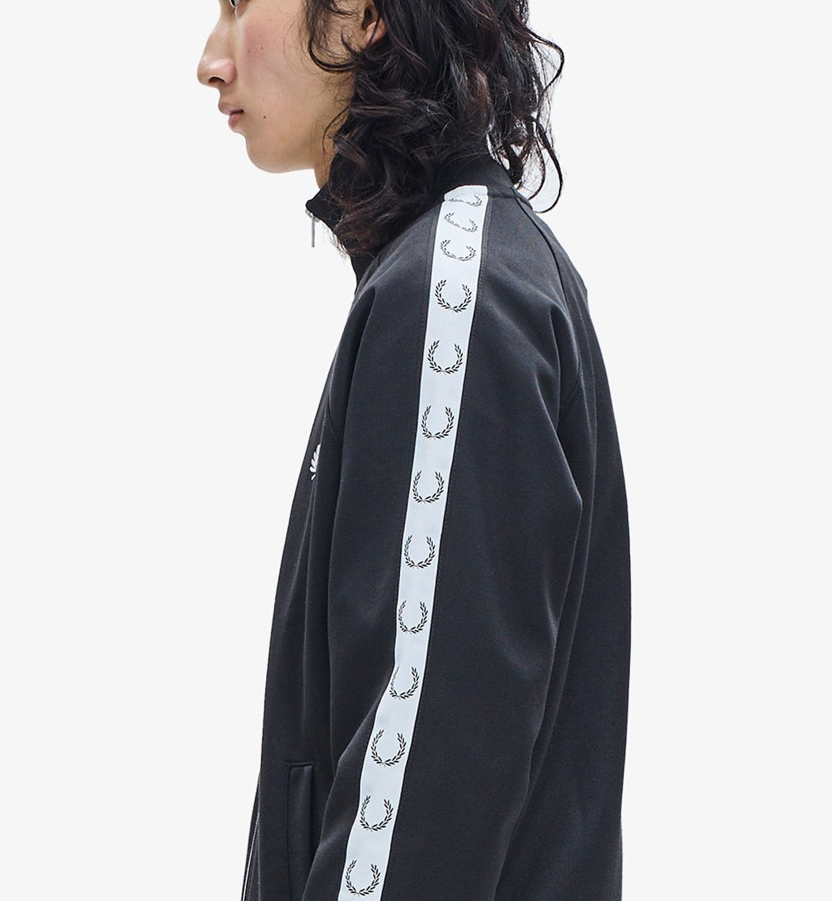Fred Perry Track Taped Jacket (Black)