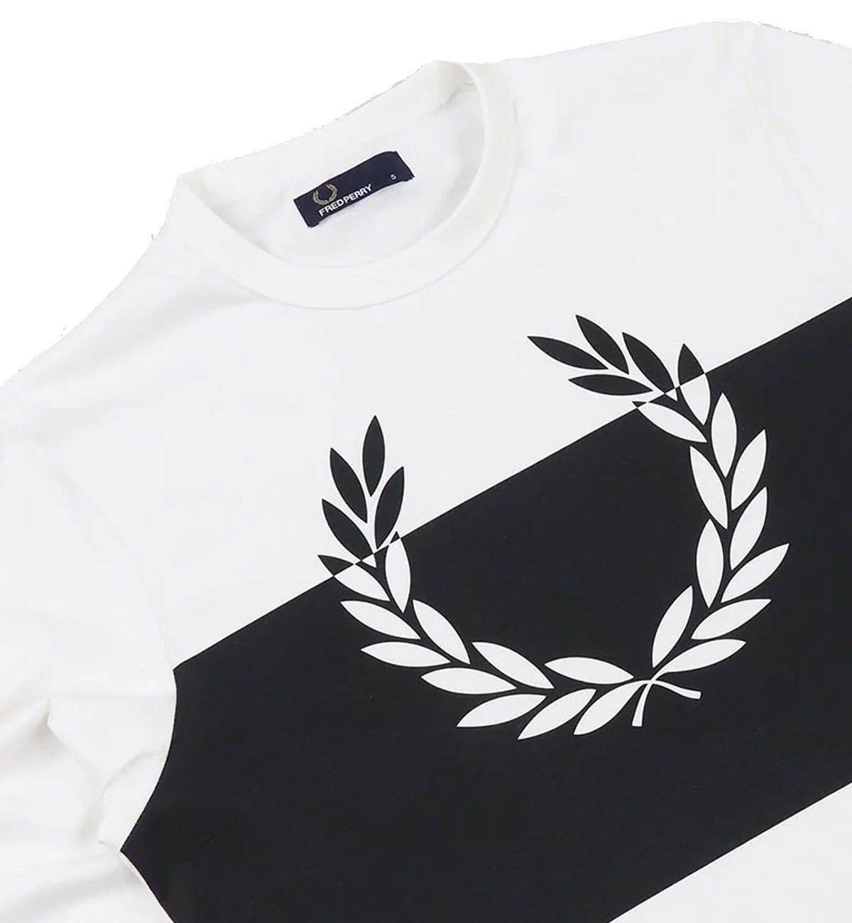Fred Perry Printed Laurel Wreath T-Shirt (White)