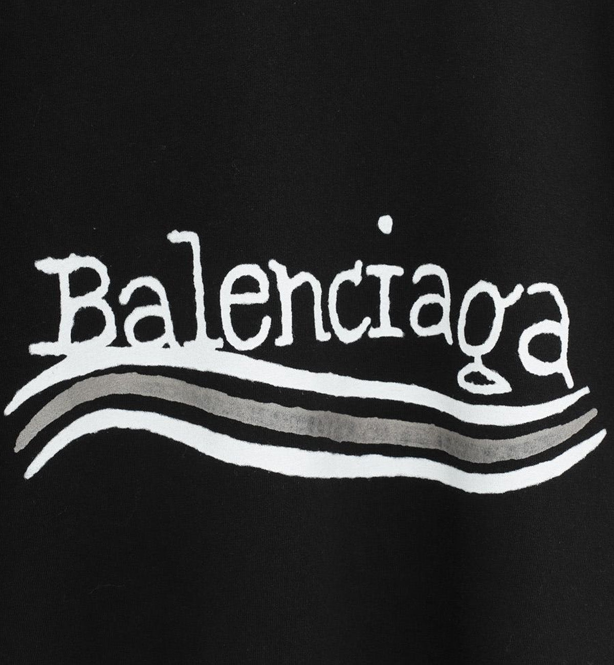 Balenciaga FW23 Logo Printed Large-Fit T-Shirt
