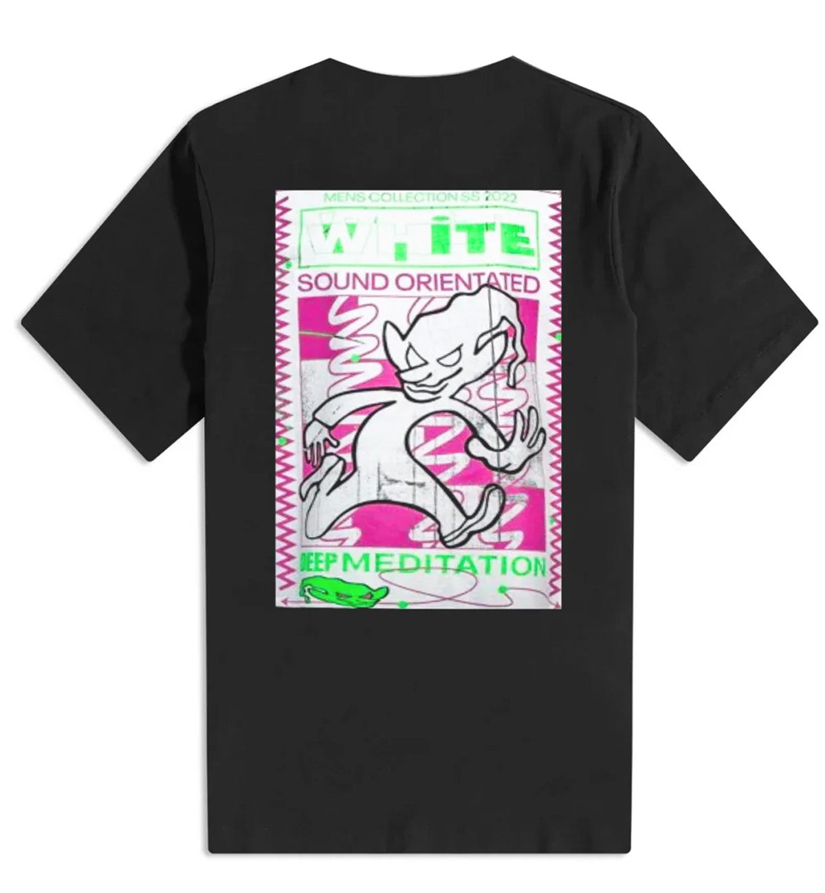 Off-White Rave Flyer Skate T-Shirt (Black)