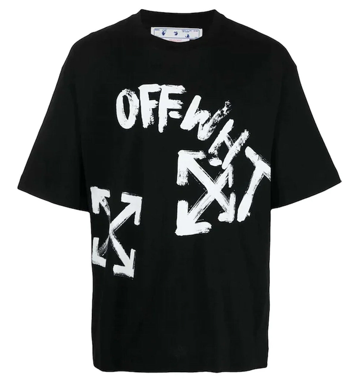 Off-White Paint Script Oversized Tee SS23 (Black)