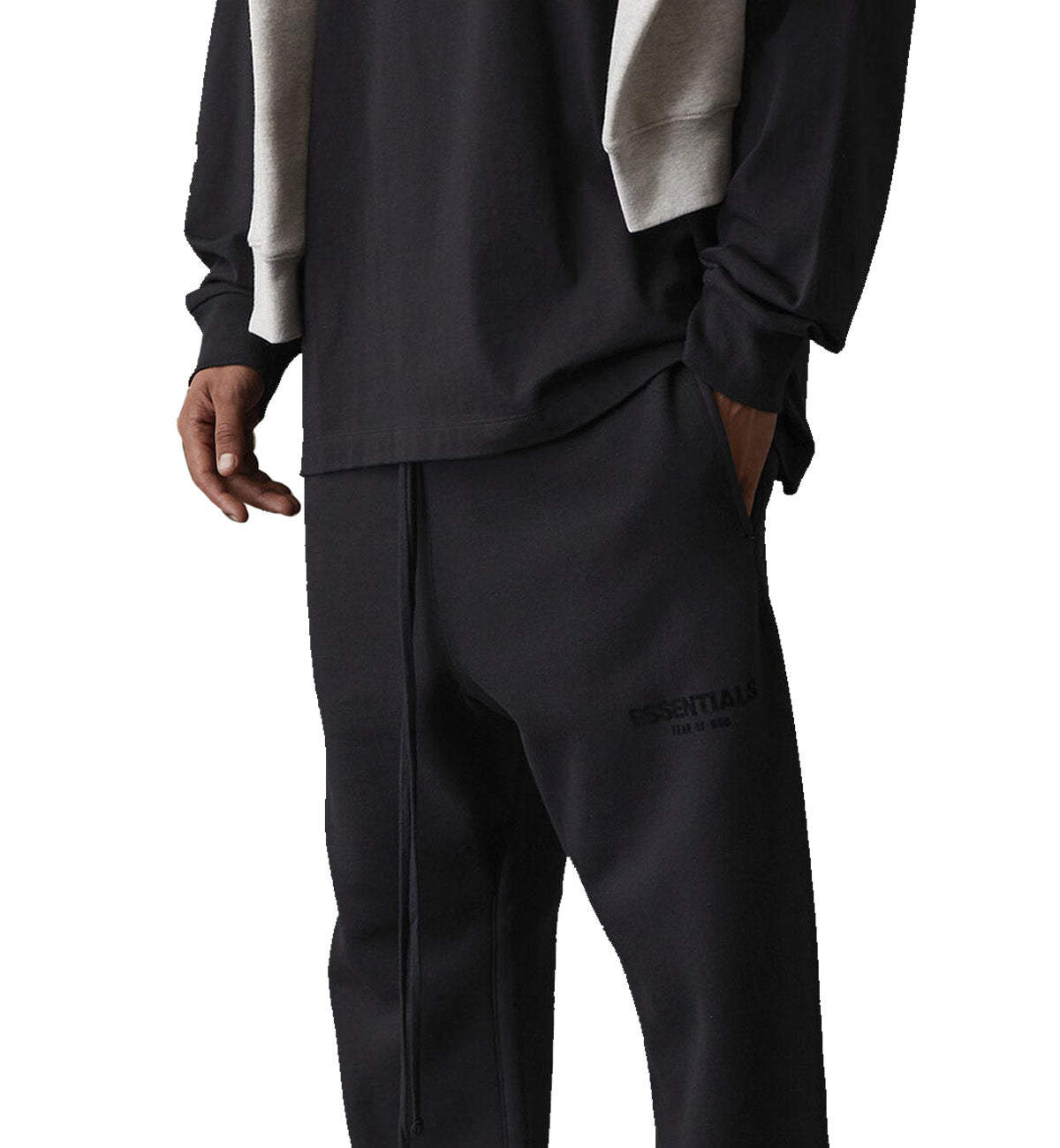Fear Of God Essentials Relaxed Sweatpants SS22 (Black Limo)