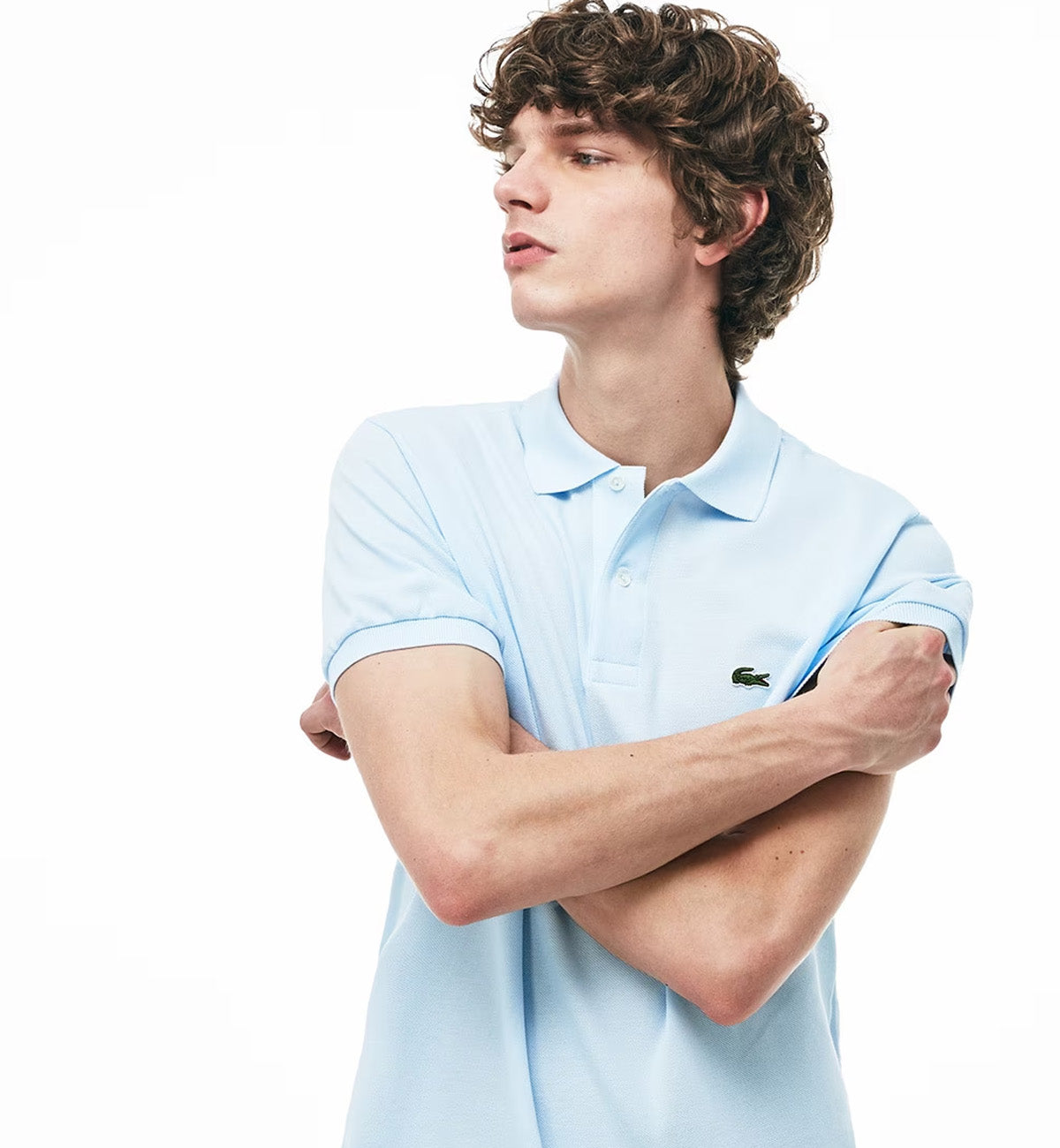 Lacoste sky blue polo best sale