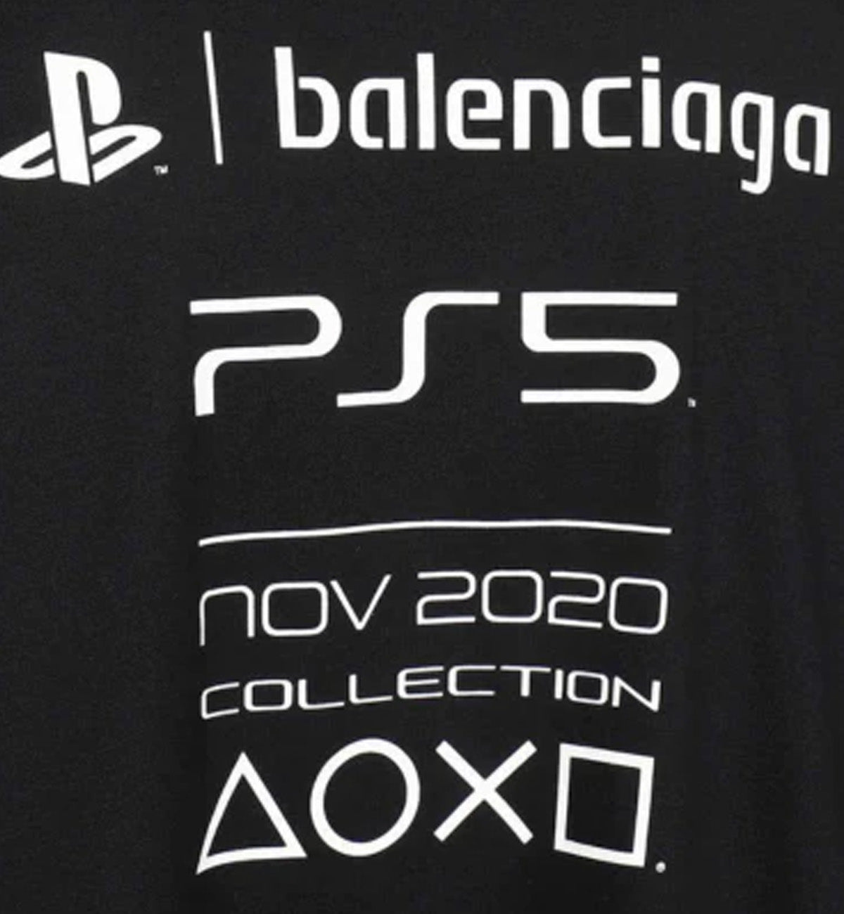 Balenciaga x PlayStation T-Shirt (Black)
