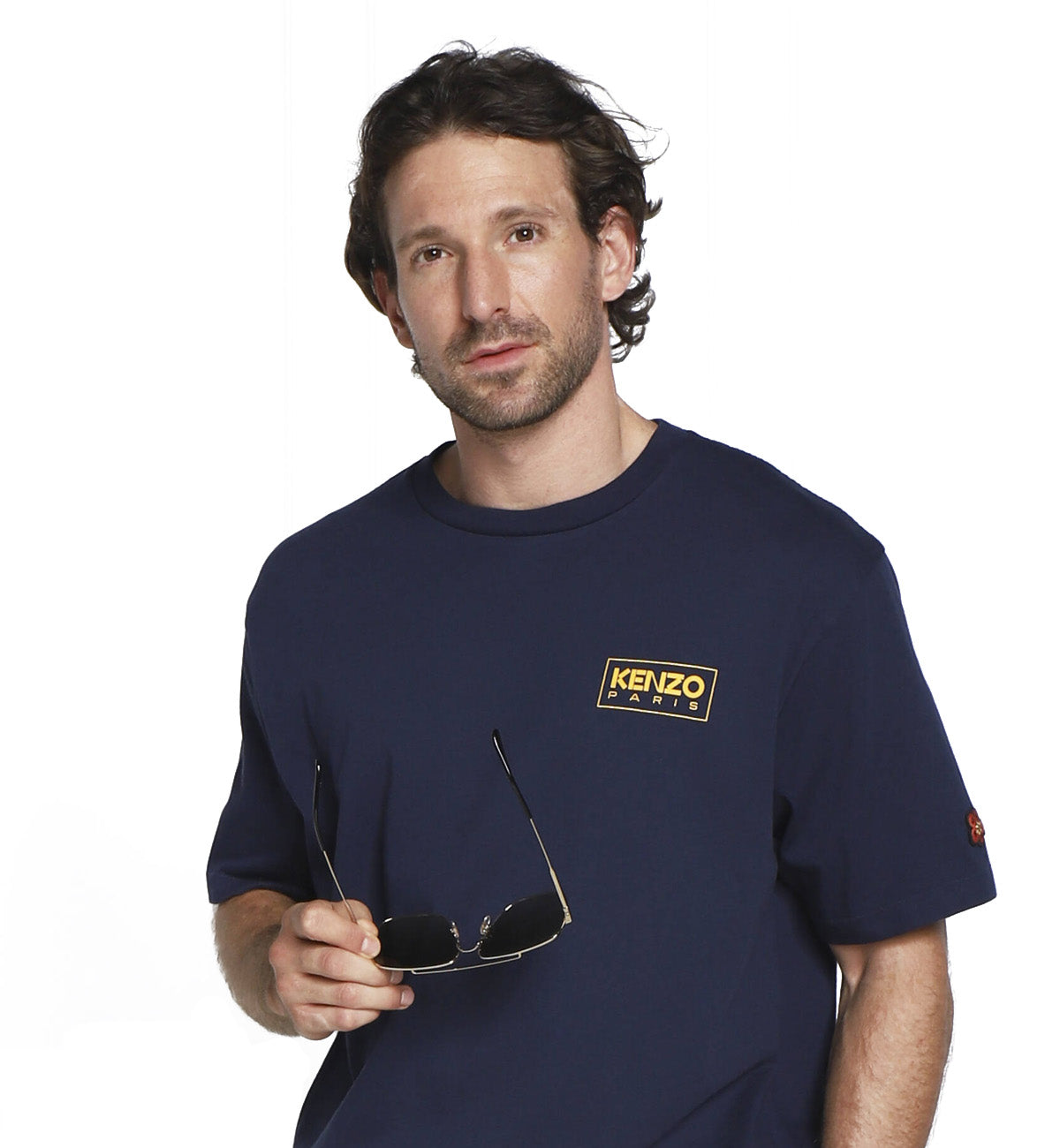 Kenzo 'Boke Flower' Printed Oversized T-shirt (Blue)