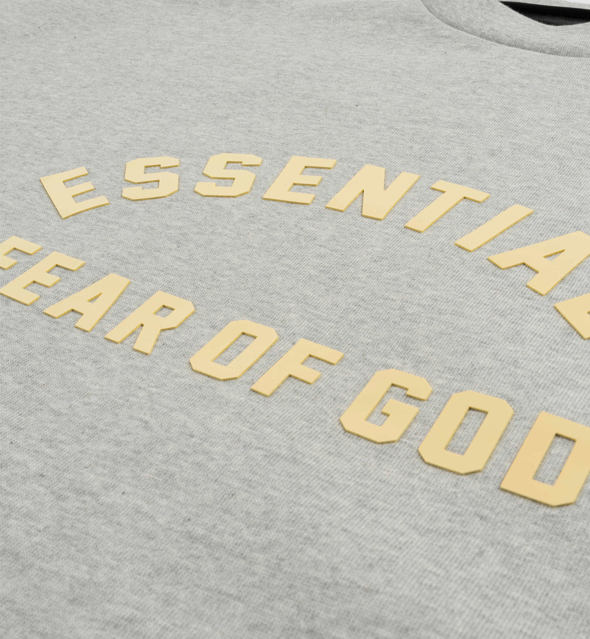 Fear of God Essentials SS23 Bonded Logo Dubai Exclusive Tee (Light Heather)