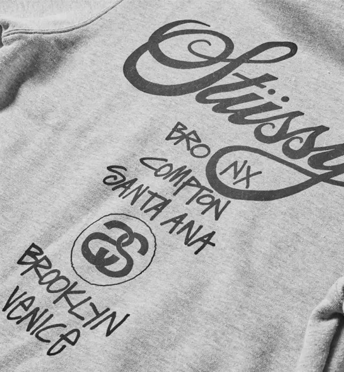 Stussy World Tour Hoodie (Grey)