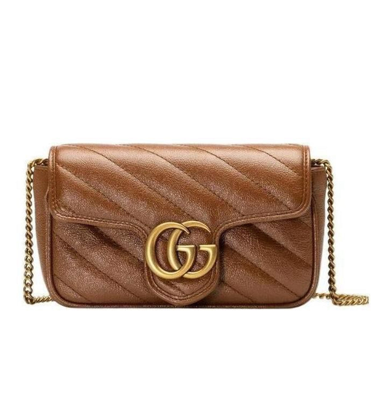 Gucci Marmont Hand Bag (Brown)