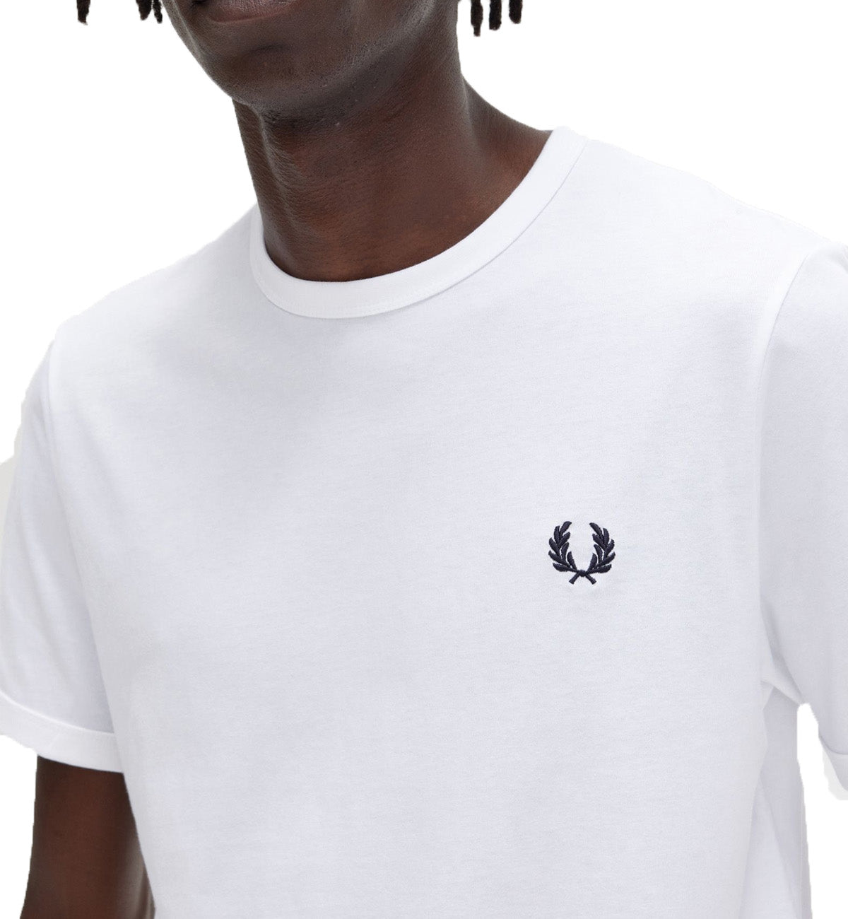 Fred Perry Small Logo T-Shirt (White)