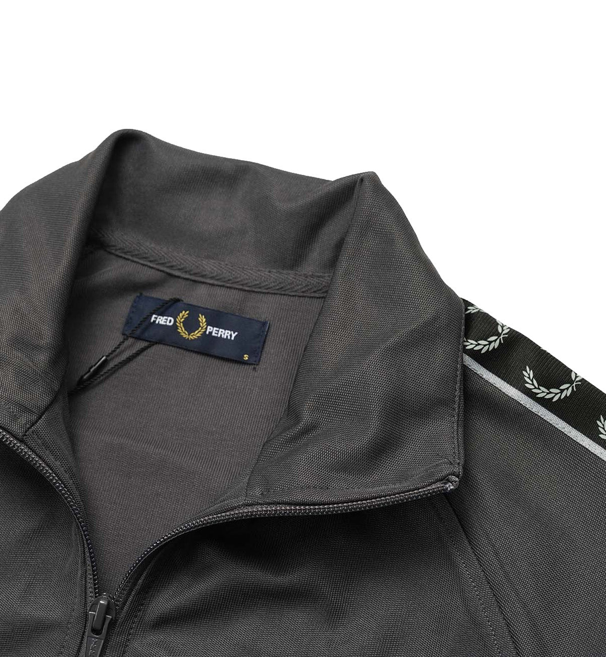 Fred Perry Track Taped Jacket (Dark Grey)
