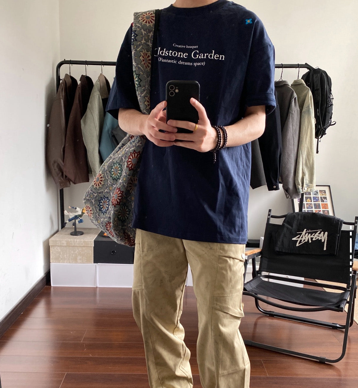 Coldstone Garden Fantastic Dreams Space T-Shirt (Navy)