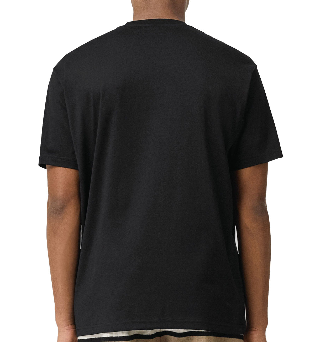 Burberry Monogram Mitif Oversized T-Shirt (Black)
