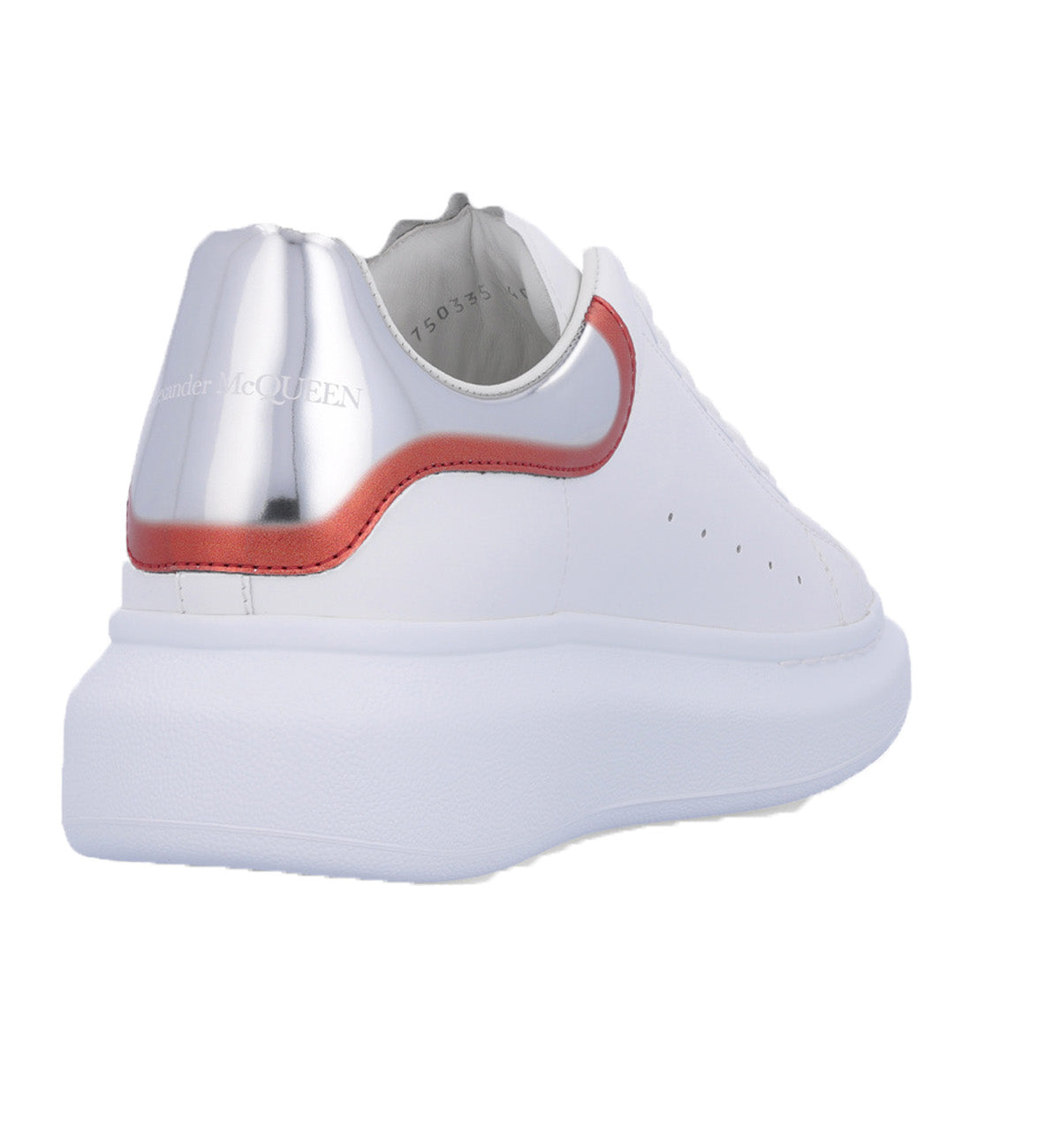 Alexander McQueen Men's Metallic Tab Oversized Sneakers