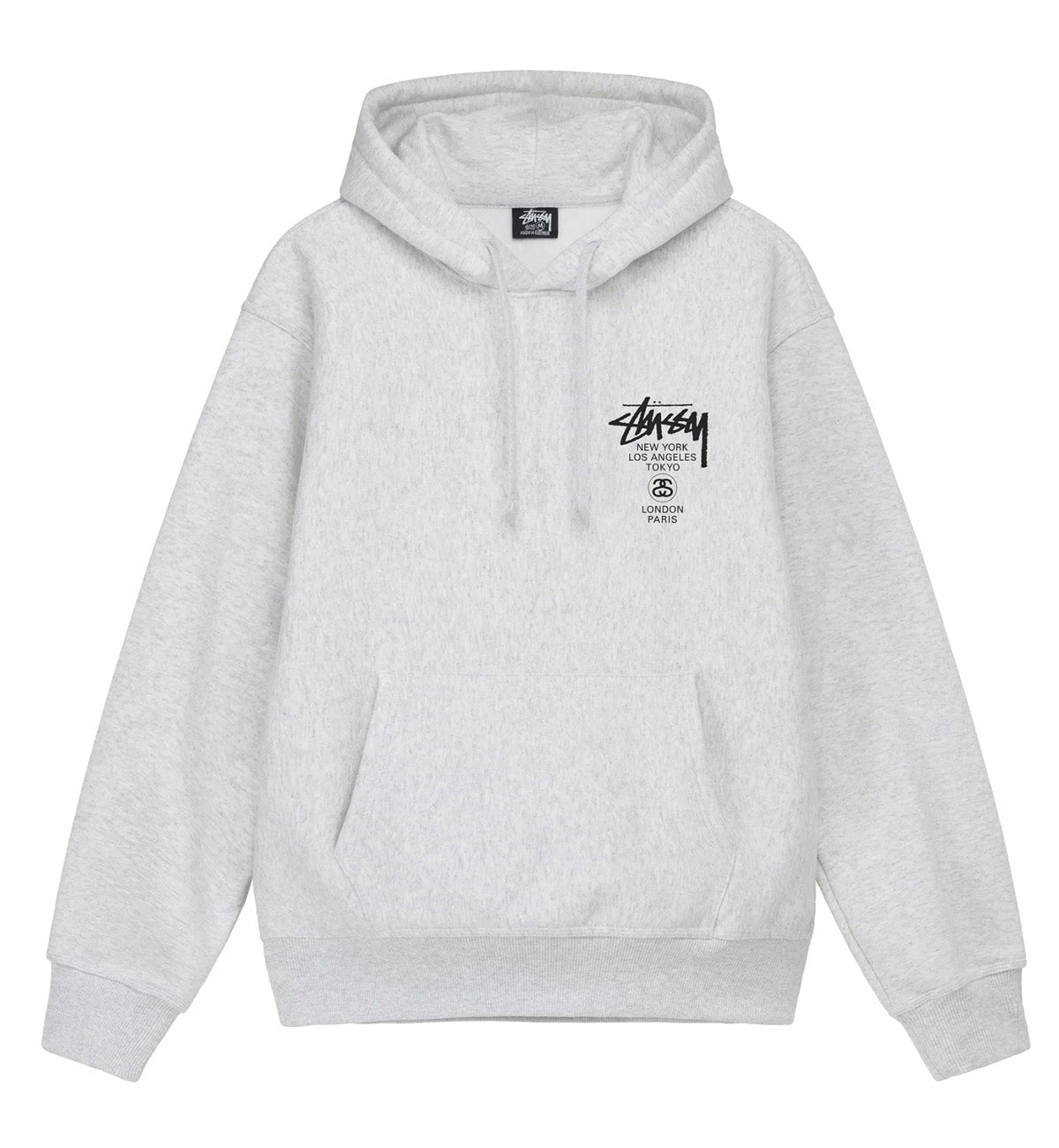 Stussy World Tour Hoodie (Grey)