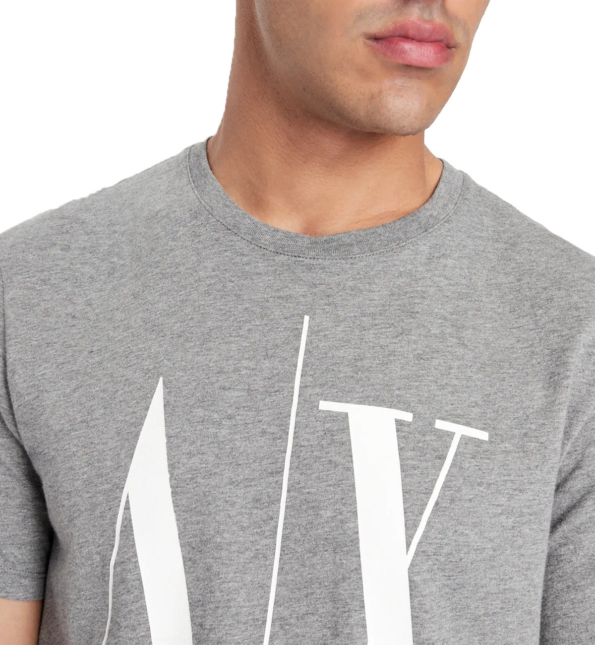 Armani Exchange Icon Logo Tee (Grey)