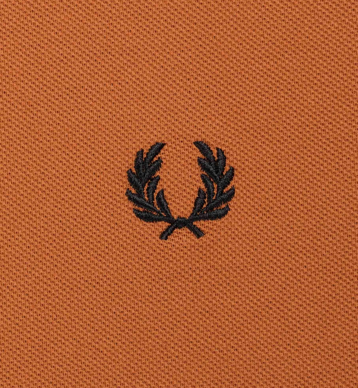 Fred Perry Black Twin Tipped Brown Polo Shirt