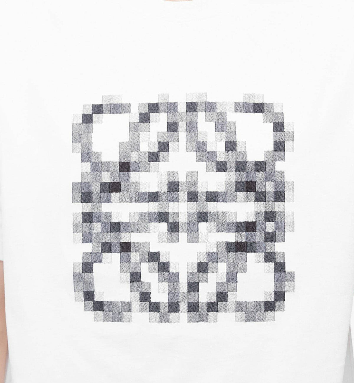 Loewe Anagram Pixelated T-Shirt (White)
