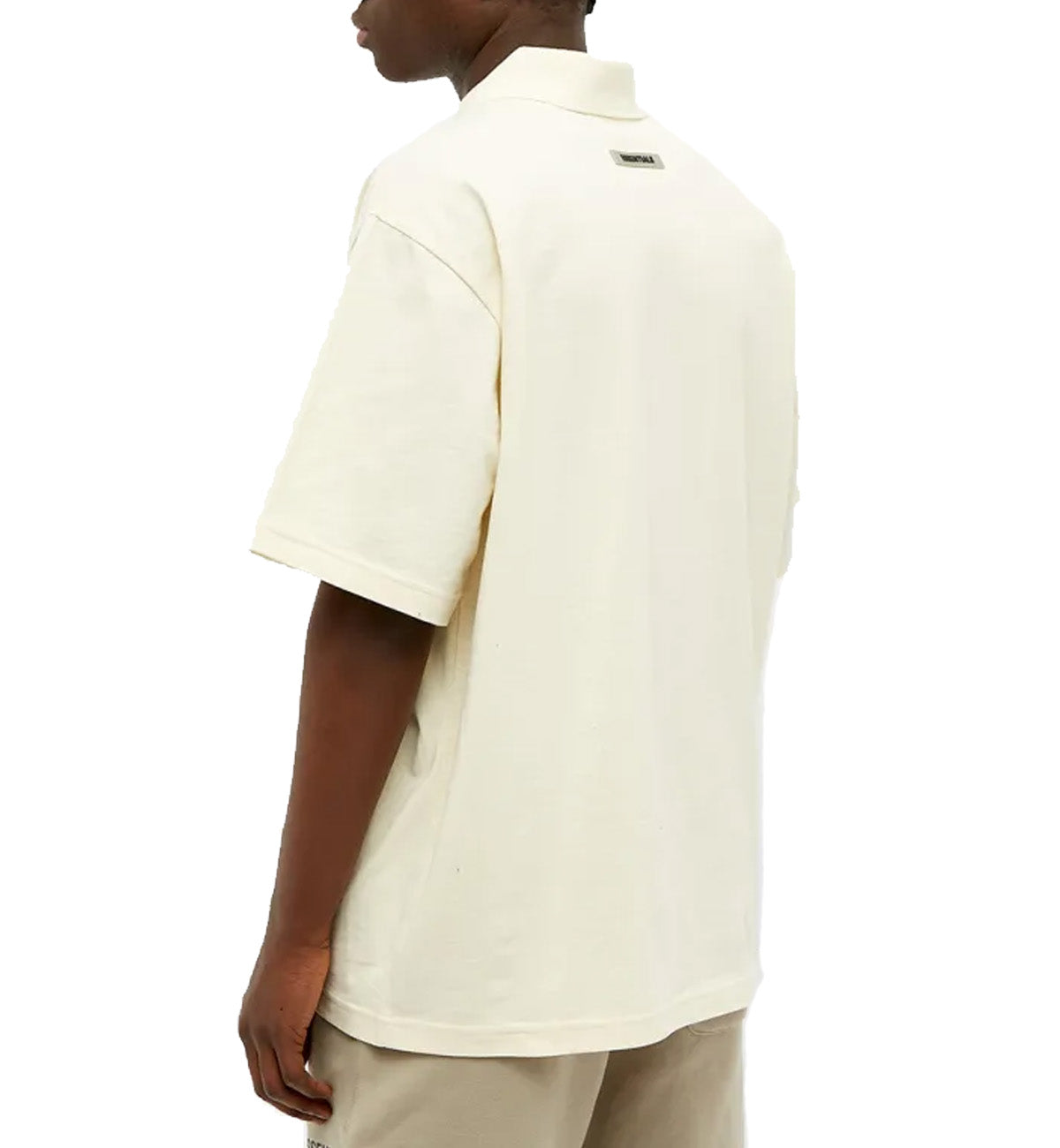 Fear Of God Essentials Short Polo Shirt (Cream)