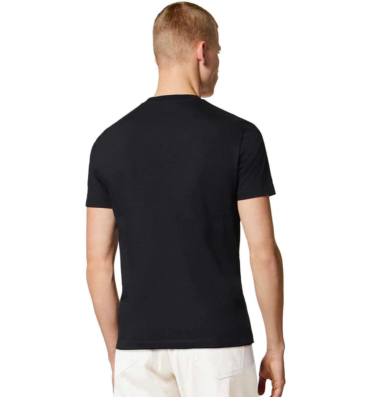 Versace Embroidered Seashell Baroque T-Shirt (Black)