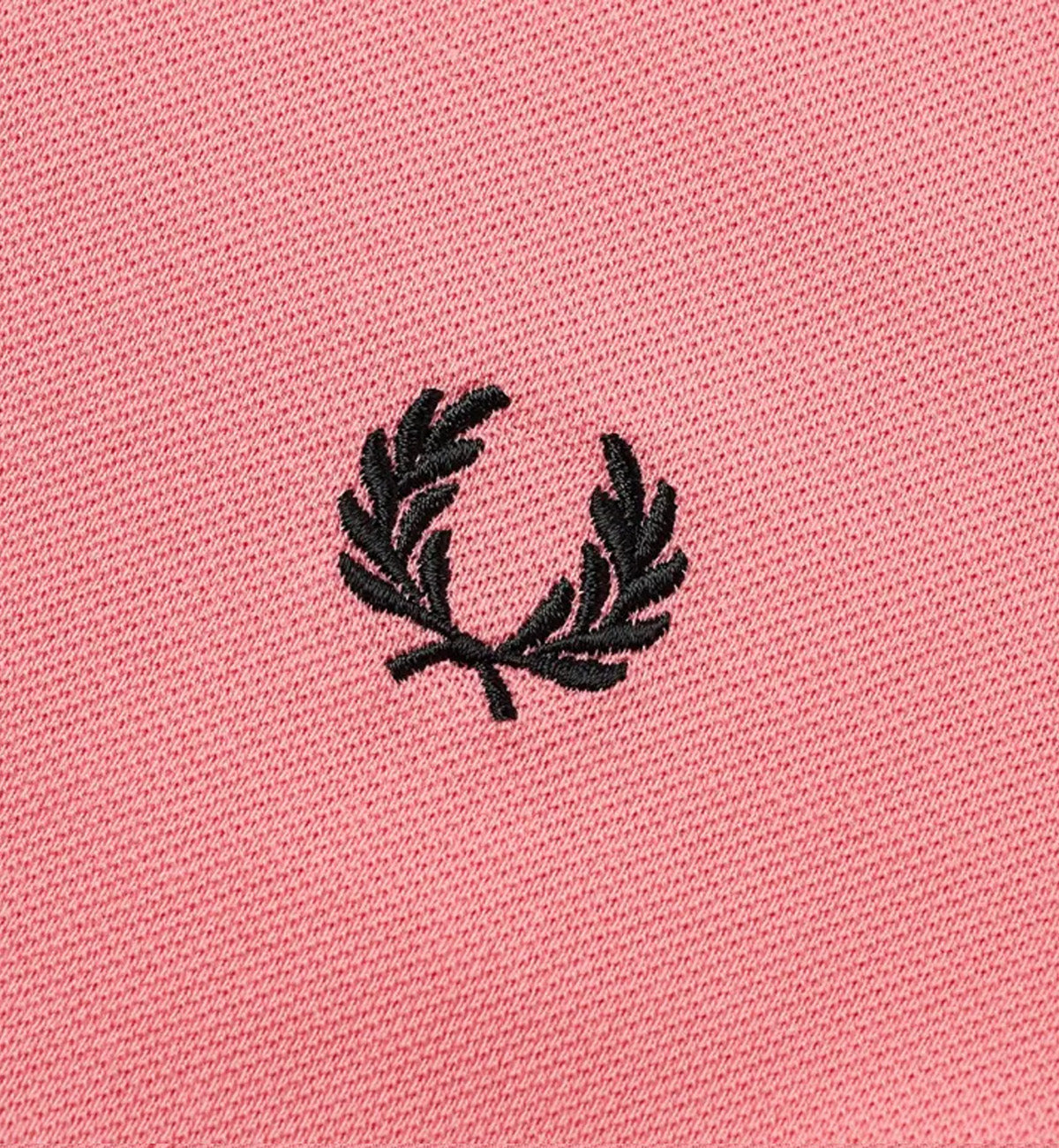 Fred Perry Black White Twin Tipped Pink Polo Shirt