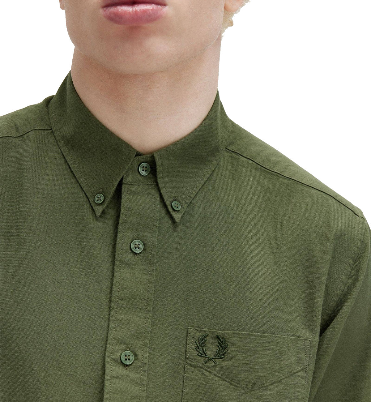 Fred Perry Classic Oxford Shirt (Deep Green)