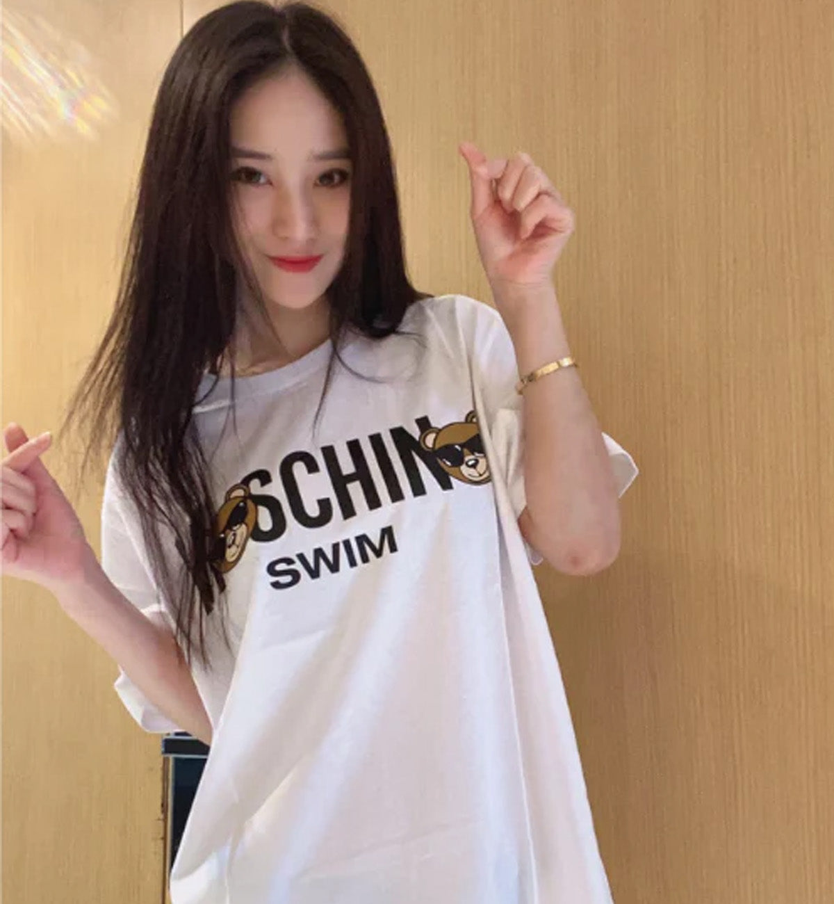 Moschino Swim Bear T-shirt (White)