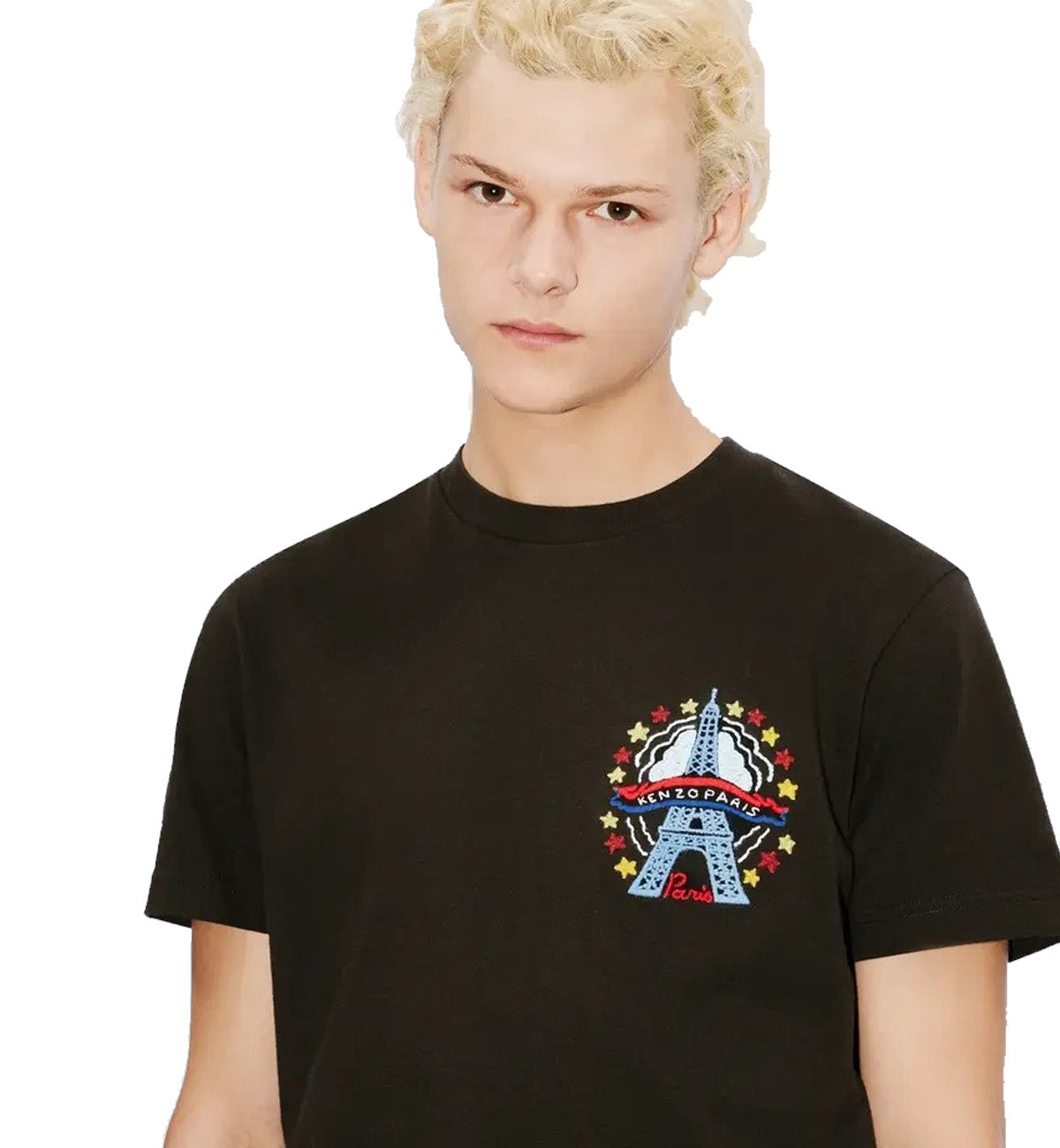 Kenzo Paris Drawn Varsity T-Shirt (Black)