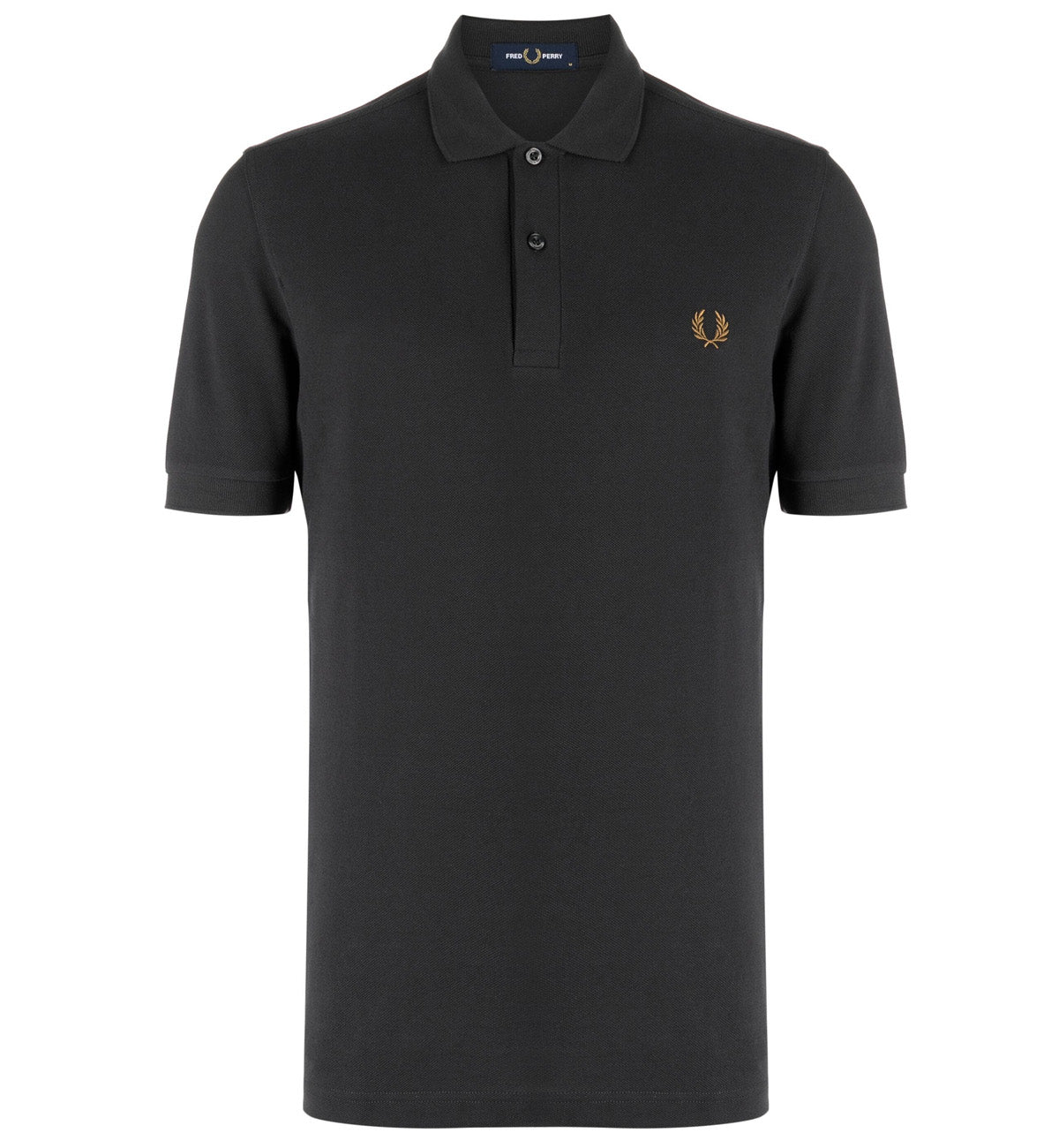 Fred Perry Tennis Polo Shirt - Black (Gold Laurel)