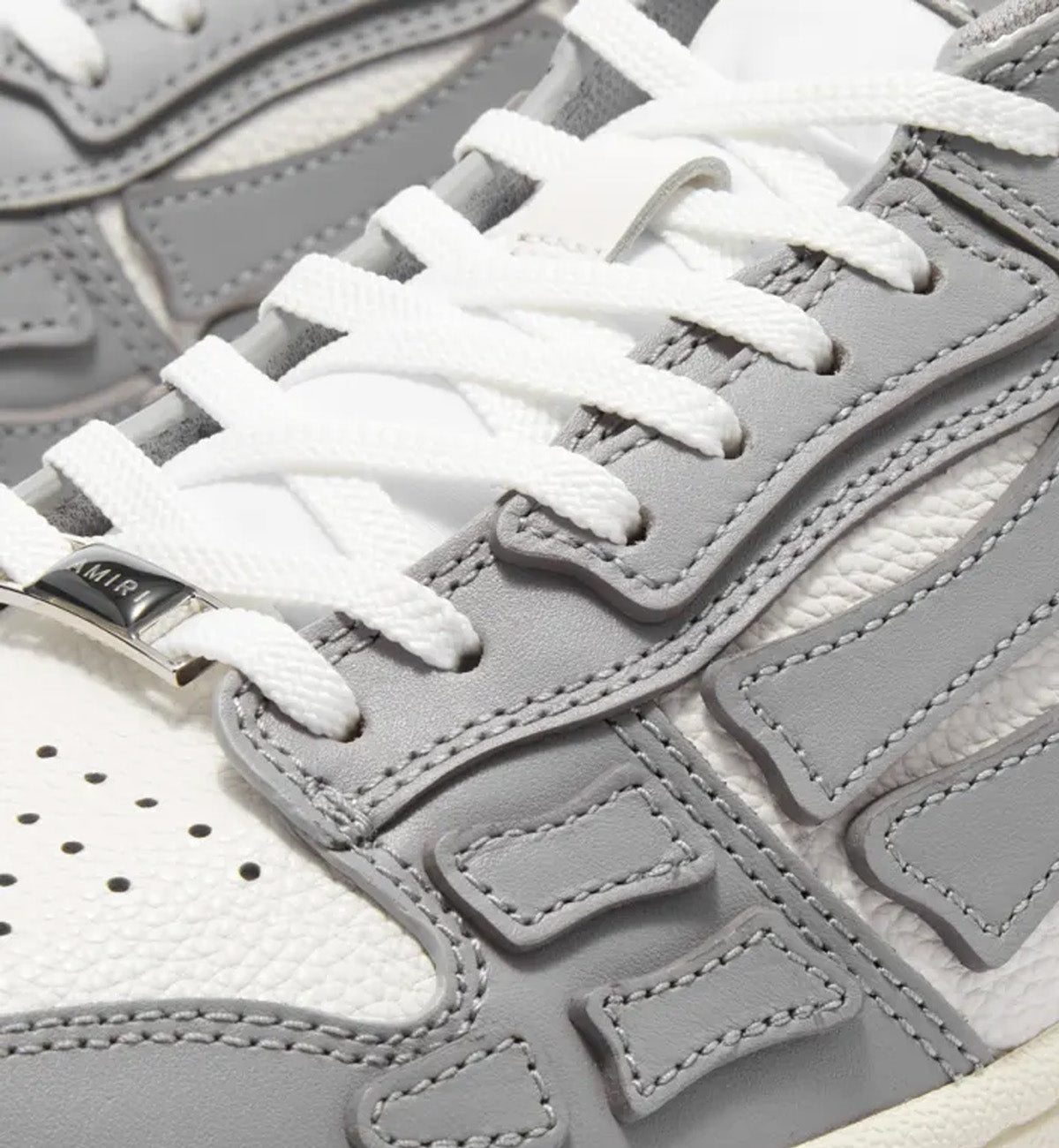 Amiri Skel-Top Low - Grey / White