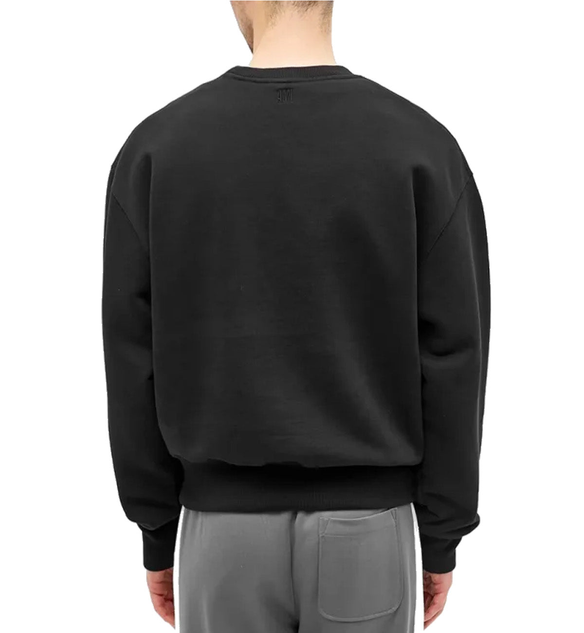 Ami Sweatshirt Outline Heart (Black)