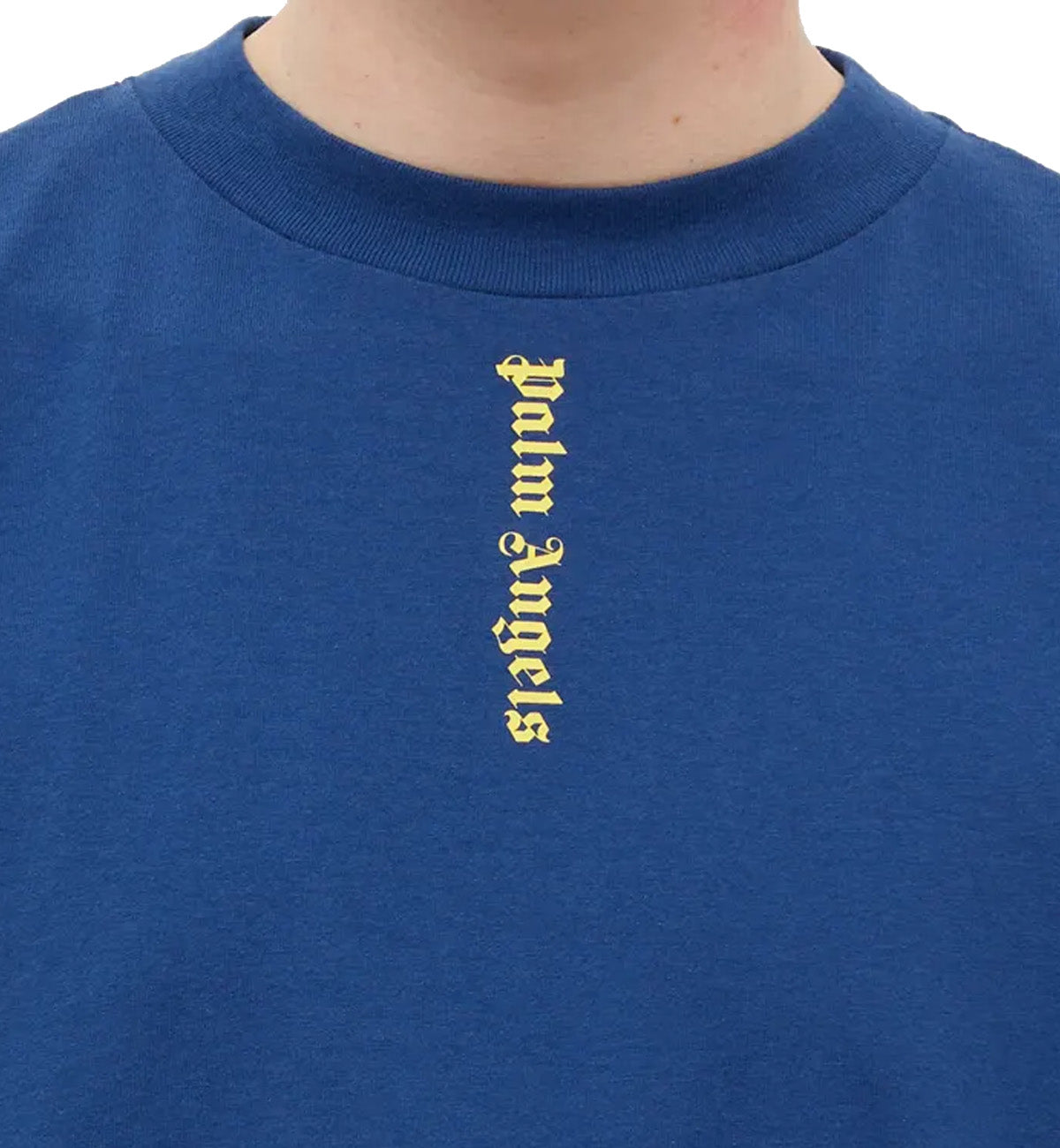 Palm Angels Vertical Logo Oversized T-Shirt (Blue)