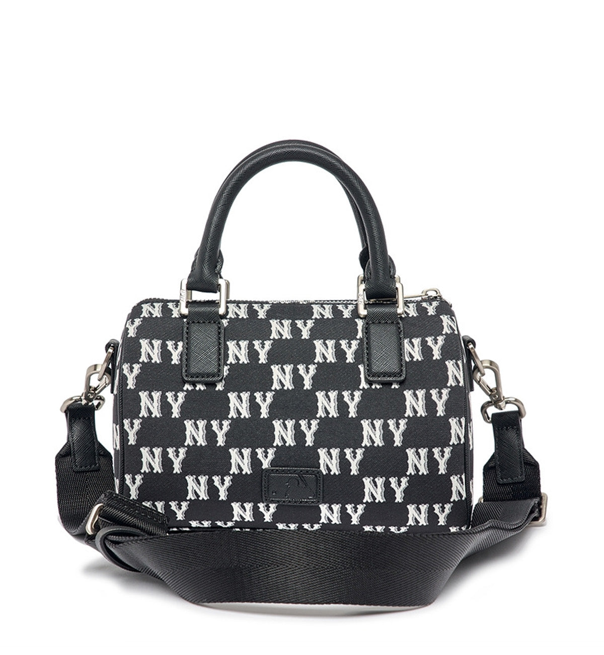 Classic Monogram Jacquard S-Boston Bag (Black White)