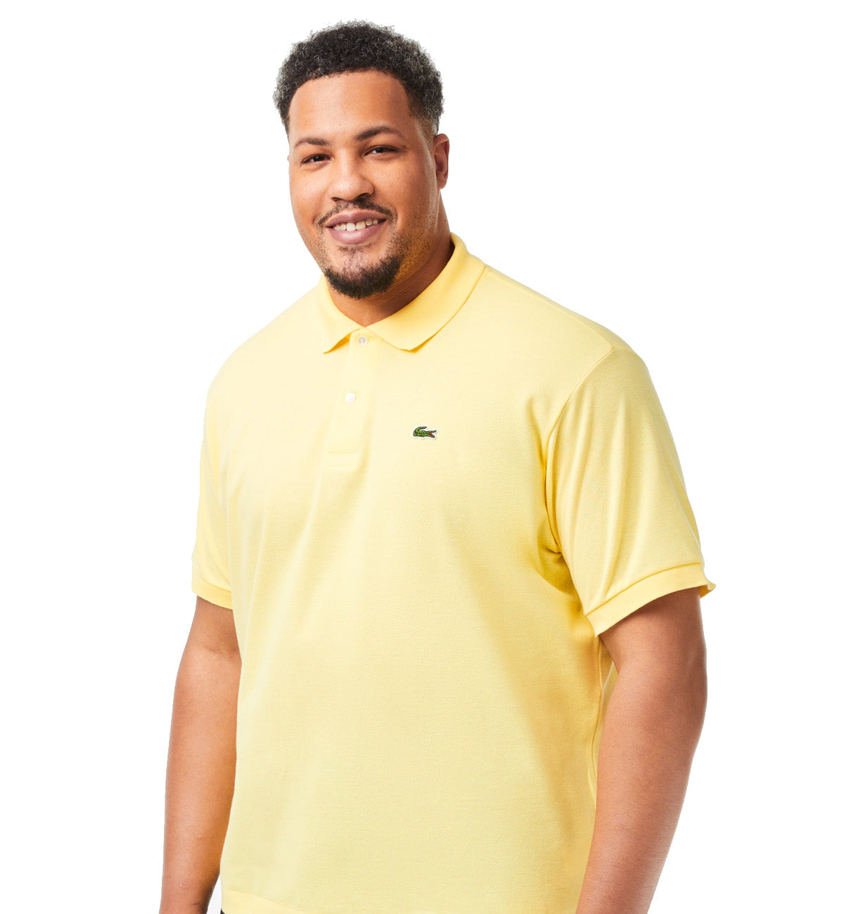 Lacoste Classic Fit Cotton Polo Shirt (Pastel Yellow)