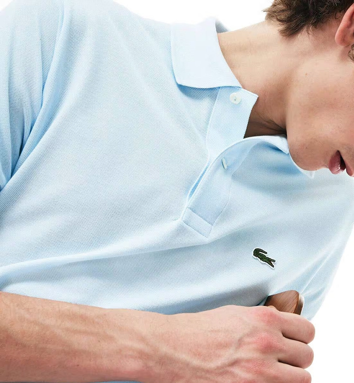 Lacoste Classic Fit Cotton Polo Shirt (Sky Blue)