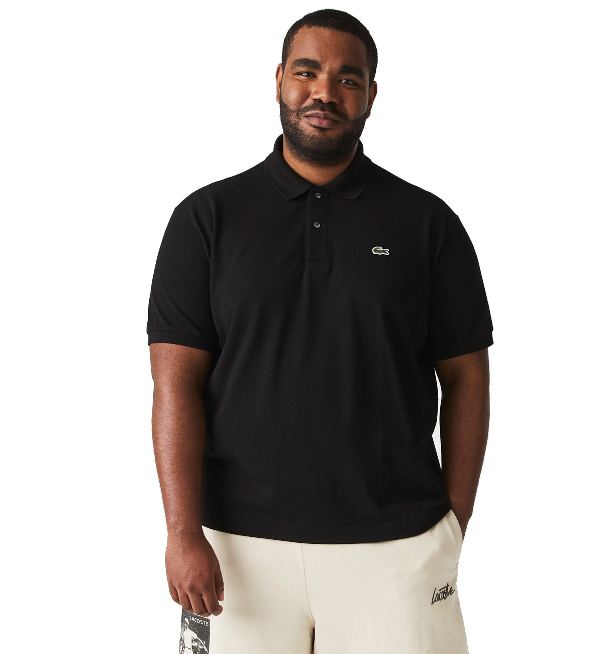 Lacoste Classic Fit Cotton Polo Shirt (Black)